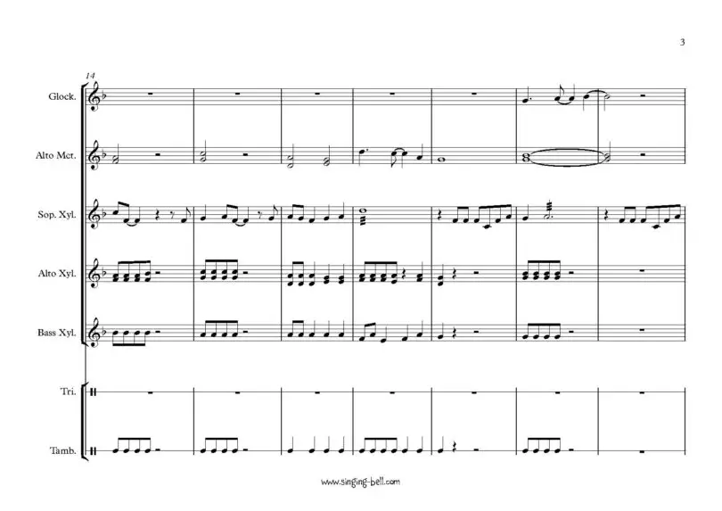 Do you want to build a snoeman frozen orff sheet music p.3