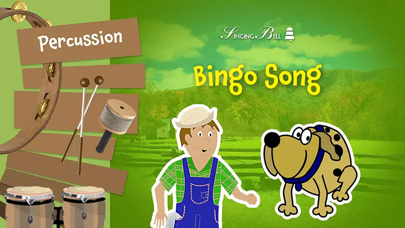 Percussion_Bingo_Song_SOCIAL : Singing Bell Bingo Song - Orff Sheet Music