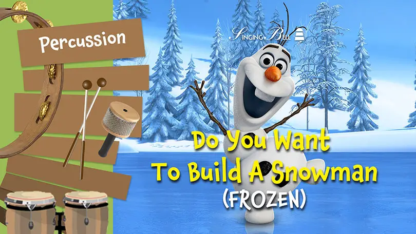 Do you want to build a snowman frozen percussion orff sheet music