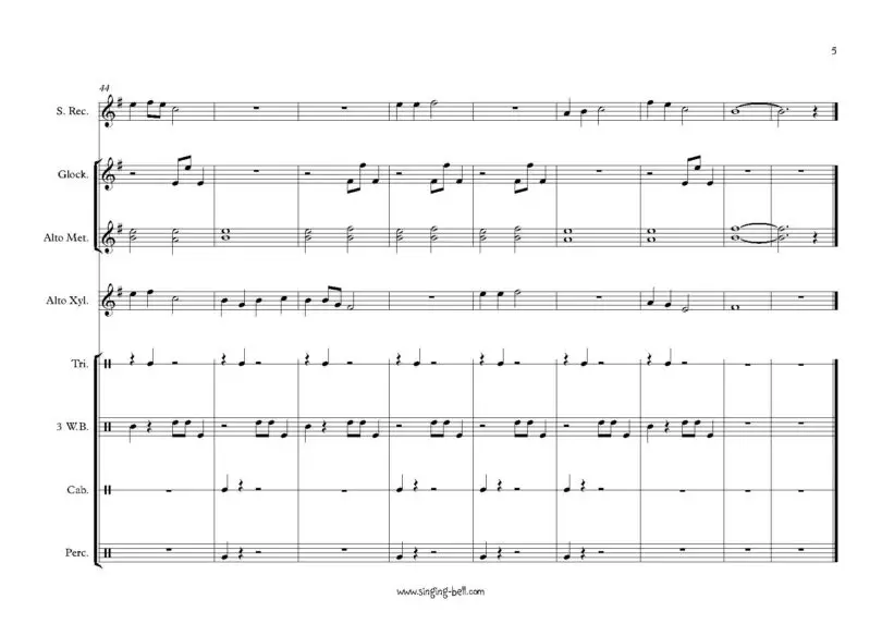 Sakura orff-sheet-music-pdf-singing-bell p.5