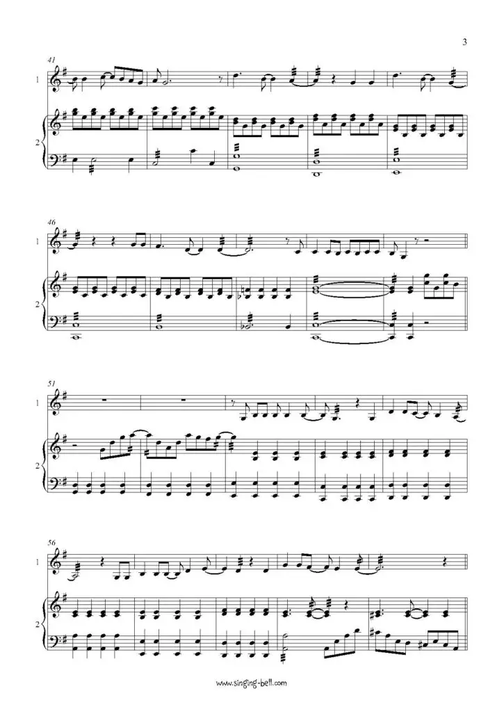 Let it Go Frozen marimba arrangement sheet music pdf p.3