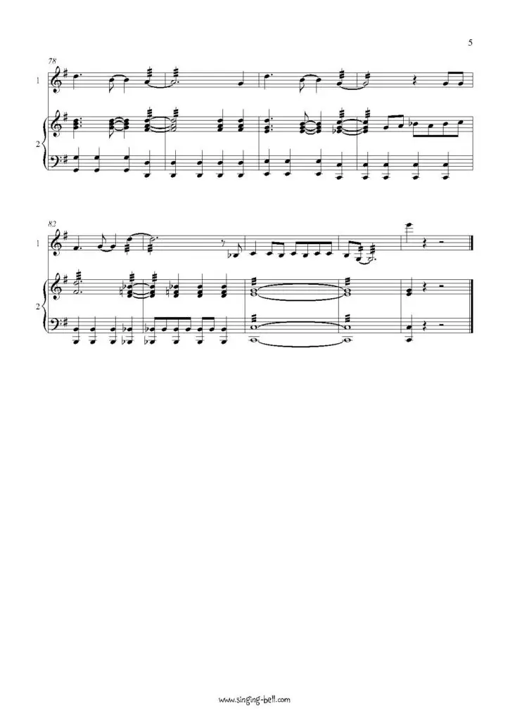 Let it Go Frozen marimba arrangement sheet music pdf p.5