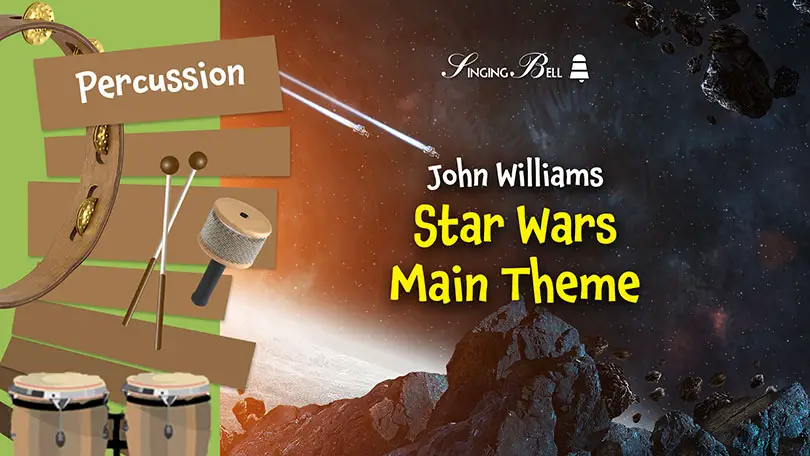 Star Wars Main Theme - Percussion Ensemble & Orff Arrangement Sheet Music