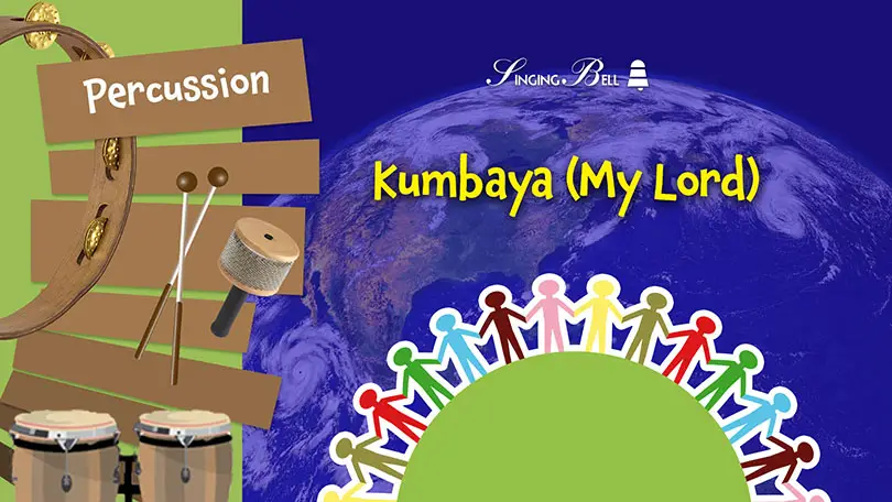Percussion_Kumbaya_SOCIAL : Singing Bell Kumbaya Percussion Orff
