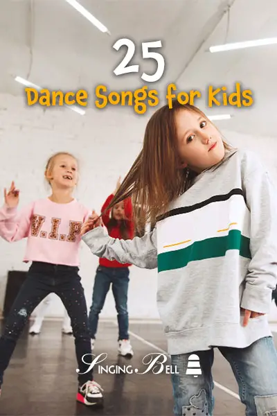 Dance-songs-for-kids-PINTEREST : Singing Bell 25 Best Dance Songs for Kids Which Will Make Them Move their Feet