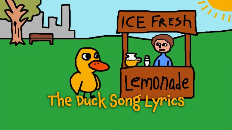 The Duck Song Lyrics - The Best Free PDF for Printouts