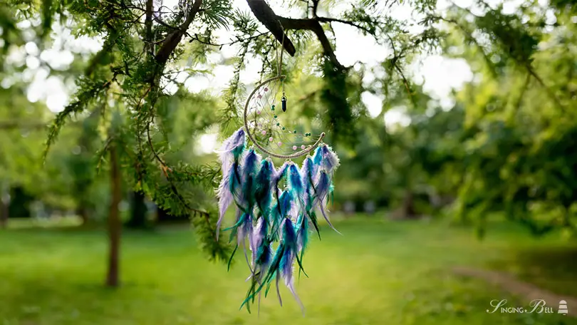 Dreamcatcher : Singing Bell Dreamcatcher for Native American Heritage Day.