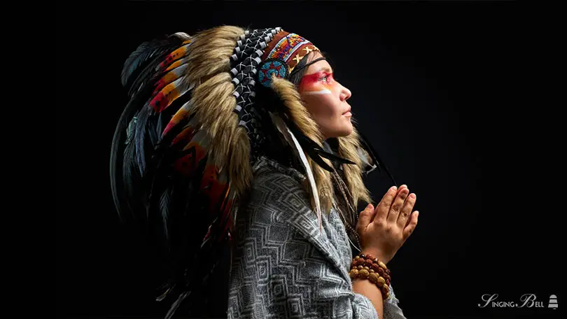 Native-American-Woman : Singing Bell Native American Woman