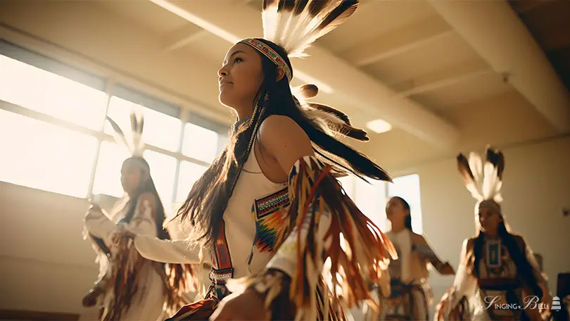 Native American dancers