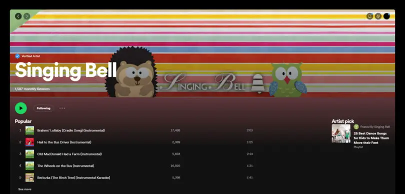 Singing-Bell-Spotify-artist-profile : Singing Bell