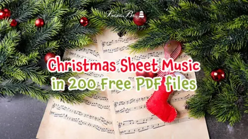 Free Christmas Sheet Music in 150 Printable PDF files