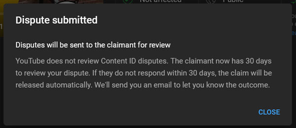 How to Remove Copyright claims on YouTube - Step 7