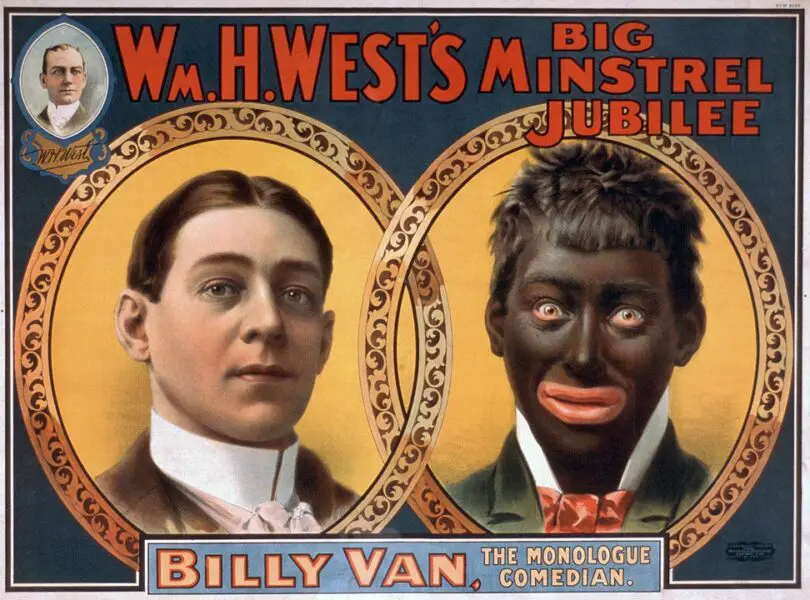 972px-Minstrel_PosterBillyVanWare_edit : Singing Bell The Practice of Blackface