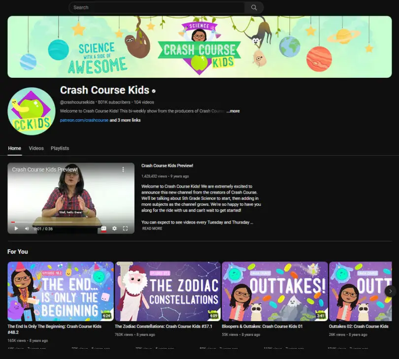 Crash-Course-Kids-YouTube-channel : Singing Bell