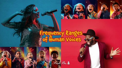 Frequency Ranges of Human Singing Voices
