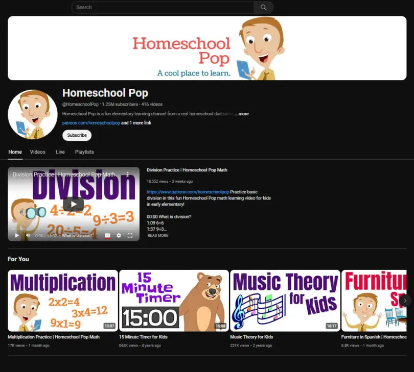 Homeschool-Pop-YouTube-channel : Singing Bell