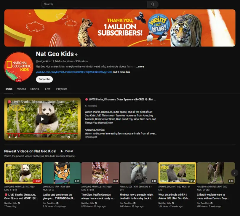 Nat-Geo-Kids-YouTube-channel : Singing Bell