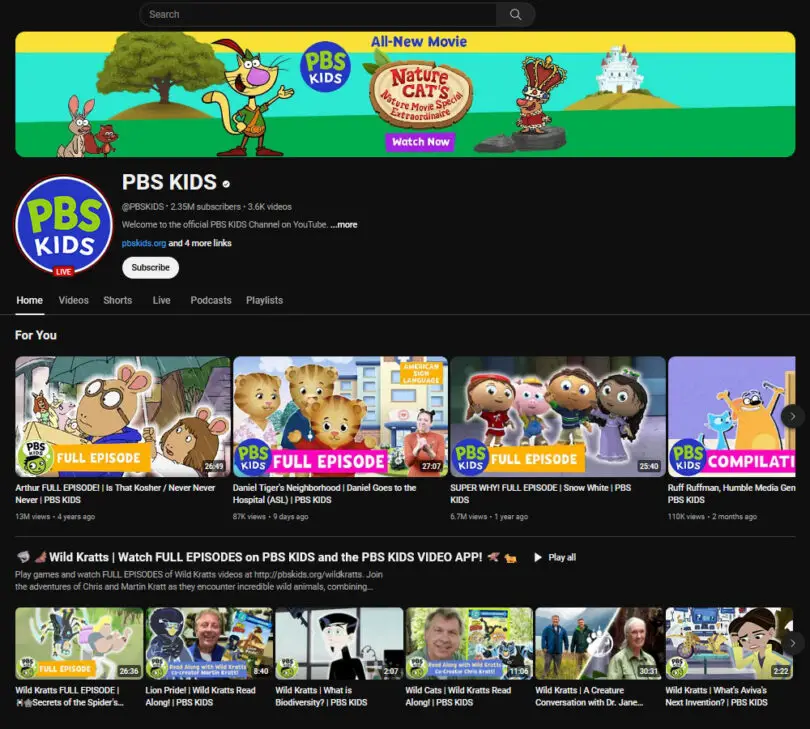 PBS-Kids-YouTube-channel : Singing Bell