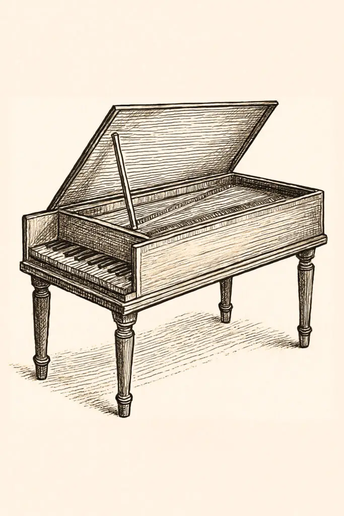 clavichord-instruments-of-the-1500s-Singing-Bell : Singing Bell clavichord
