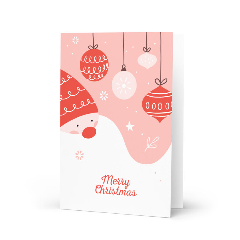 Christmas greeting card for kids