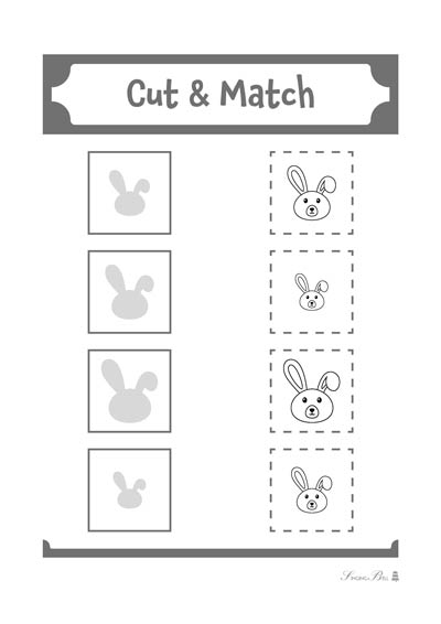 Easter Cut and Match Game