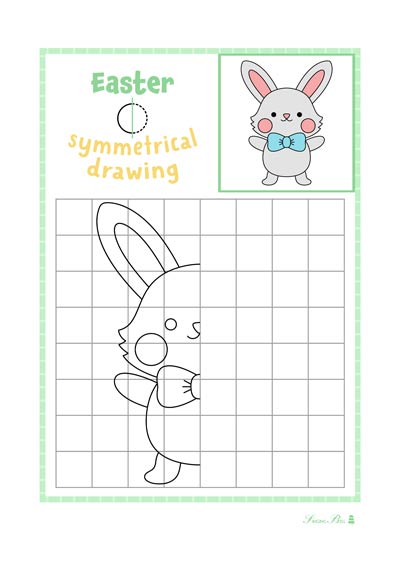 Easter Symmetrical Drawing 2