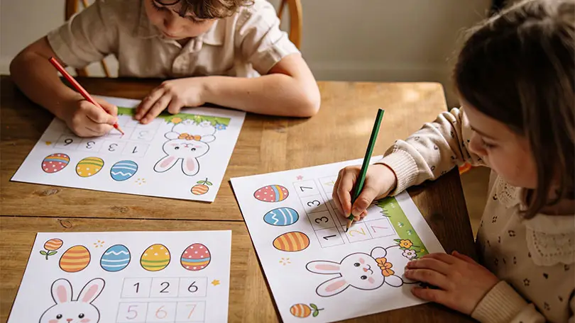 Printable Easter Coloring pages for Kids